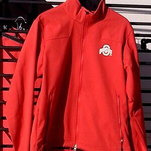 Nike men's soft shell jacket with fleece lining with Ohio State logo